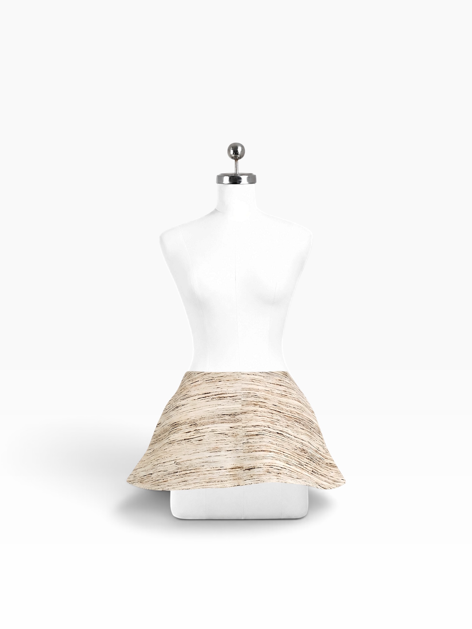 LAHAN 003 H Skirt / Horizontal Variation, front